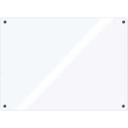 Доска стеклянная магнитная, 100х150, Attache, белый