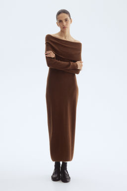 Vestido off-the-shoulder - H&m фото 5