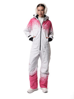 Комбинезон BB-0525 Бело-голубой - Snow headquarter фото 21