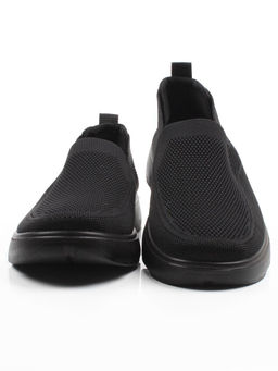 05-TEX-D03-07 BLACK Полуботинки спортивные летние мужские (текстиль)