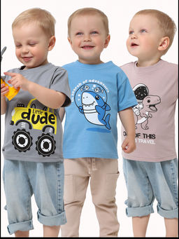 Набор-1:футболка для мальчика 3шт - Оптима фото 4