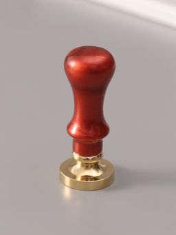 Печать для сургуча с пластиковой ручкой «Буква G на вензеле», 2.5×2.5×6.3 см