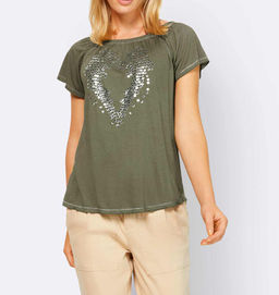 Блузка, хаки - Linea tesini фото 3