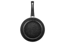 Сковорода глубокая 24 см ГАРМОНИЯ ВКУСА Черный мрамор ИНДУКЦИЯ, С КР. ф24, н/р, 43*25*12 см - Elan gallery фото 9