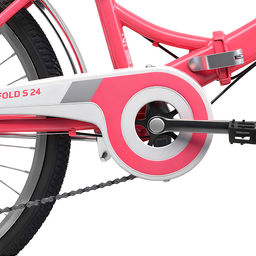 Велосипед 24" Rocket City Fold S 24, цвет розовый, размер 16"