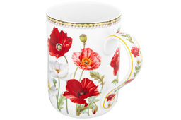 Кружка 400 мл 11,5*7,5*10,5 cм Маки NEW BONE CHINA - Elan gallery фото 4