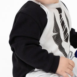 Комбинезон ясельный черный галстук