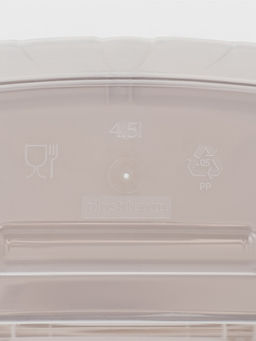 Контейнер для муки с совком Plast team, 4.5 л, пластик, прозрачный