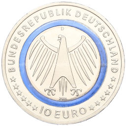 10 евро 2024 года D Германия На службе общества Полиция