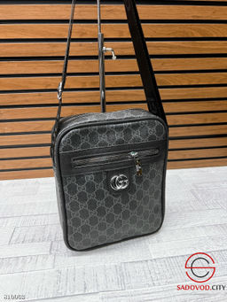 Мужская сумка из кожи 20*24 см. - Bruno фото 3