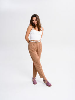 Босоножки 5035.23663bе.Вакса бордо+коричневый