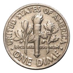 10 центов (1 дайм) 1988 года Р США