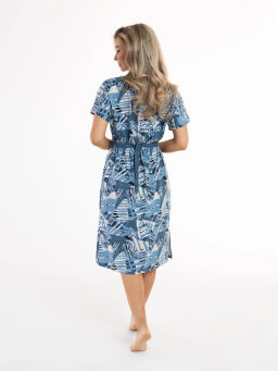 Халат женский, цвет синий