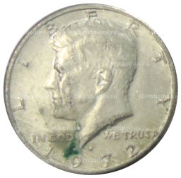 1/2 доллара (50 центов) 1972 года D США