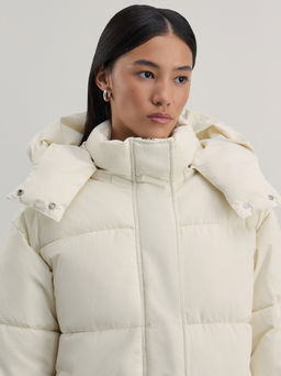 Куртка с капюшоном из фактурной ткани / Zarina  фото 8