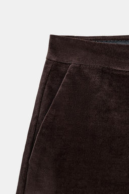 VELVET SHORTS - Zara фото 6