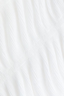 Smocked boat-neck top - H&m фото 4