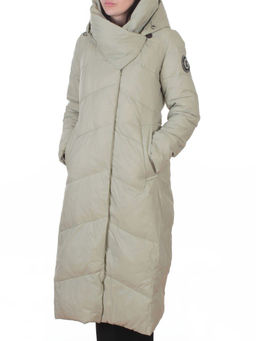 3067 OLIVE Пальто пуховое женское (утиный пух) - Fashion фото 5