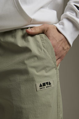 Брюки текстильные Серо-зеленый - Anta фото 7