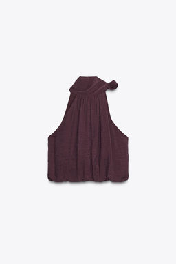 BOW DETAIL PUFF TOP - Zara фото 13