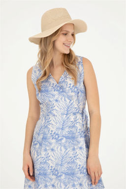 Женское синее тканое платье - U.s. polo assn фото 3