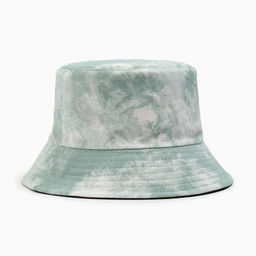 Панама женская Tie-dye MINAKU цвет белый/зеленый, р-р 56-58