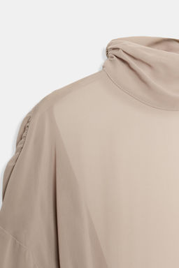 GEORGETTE BODYSUIT WITH BACK DETAIL - Zara фото 8