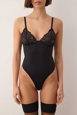 Siyah Suprem Fitted Duz Body THMAW26BD00011 - Trendyolmilla фото 3