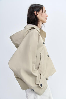 ZW COLLECTION WATER-REPELLENT TRENCH COAT - Zara фото 4