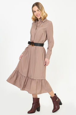 Женское платье из верблюжьей ткани Неожиданная скидка в корзине - U.s. polo assn фото 3