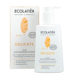 Ecolatier Inspirat.Гель д/интим.гигиены Delicate с орган.экстр.Лотоса 250мл с дозат.