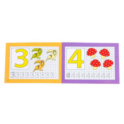 Набор многоразовых книг с маркером Обучающий для девочек, 4 шт. по 12 стр. - Буква-ленд фото 3