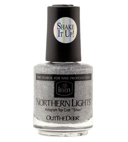 INM Голографическая сушка-закрепитель лака Серебро15 мл