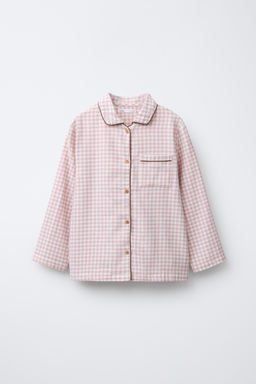 AGES 6-14 / FLANNEL GINGHAM PYJAMAS - Zara фото 2