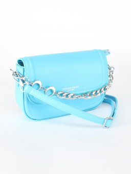 Сумка женская искусственная кожа Ch&K-9261-1, 1отд, плечевой ремень, голубой SALE 255065 - Adelia фото 6