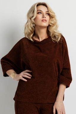 Блузка женская 4497/03/Коричневый