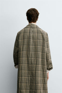 LIMITED EDITION WOOL - LINEN COAT - Zara фото 3