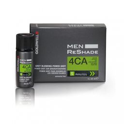 Gоldwell dualsenses for men reshade экспресс-корректор седины 4CA шатен 4х20 мл Ф