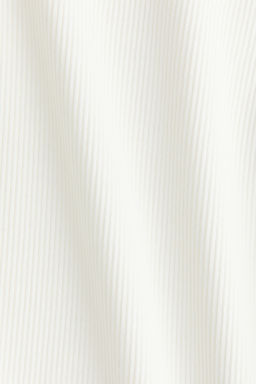 Camiseta acanalada con escote en U - H&m фото 9