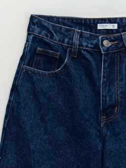 Джинсы wide leg с высокой посадкой / Zarina  фото 9