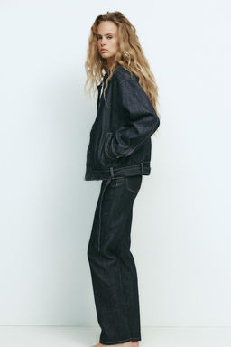 TRF STRAIGHT HIGH-WAIST JEANS - Zara фото 3