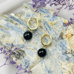 Серьги с полосатым Агатом - Радуга самоцветов фото 2