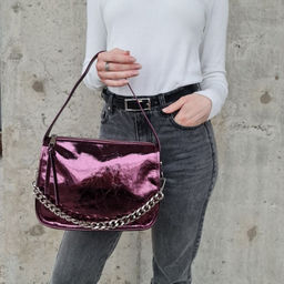 Женская кожаная сумка через плечо 0052-17