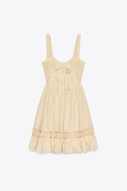 COMBINED KNIT DRESS - Zara фото 7