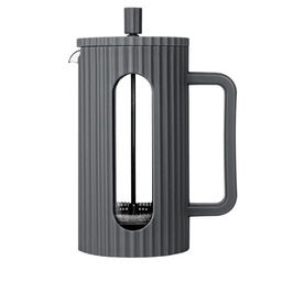 LR06-58-600 Френч-пресс экологически чистый материал, стальной фильтр 18/10, боросил. стекло