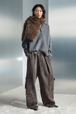 ZW COLLECTION BALLOON CARGO TROUSERS