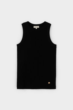 ЕВТ 3296/темный черный майка жен