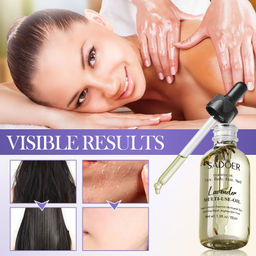 SADOER Масло лаванды для лица, тела, волос, ногтей, 55мл. фото 2