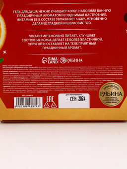 Подарочный набор новогодний Заветное желание, гель для душа 300 мл и лосьон для тела 85 мл, URAL LAB