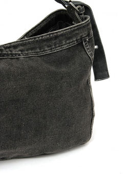 Сумка женская текстиль JN-76-8182, 1отд, плечевой ремень, черный jeans SALE 261810 - Bobo фото 4